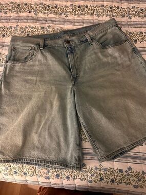 Levi's Light Blue Women's Denim Bermuda Shorts